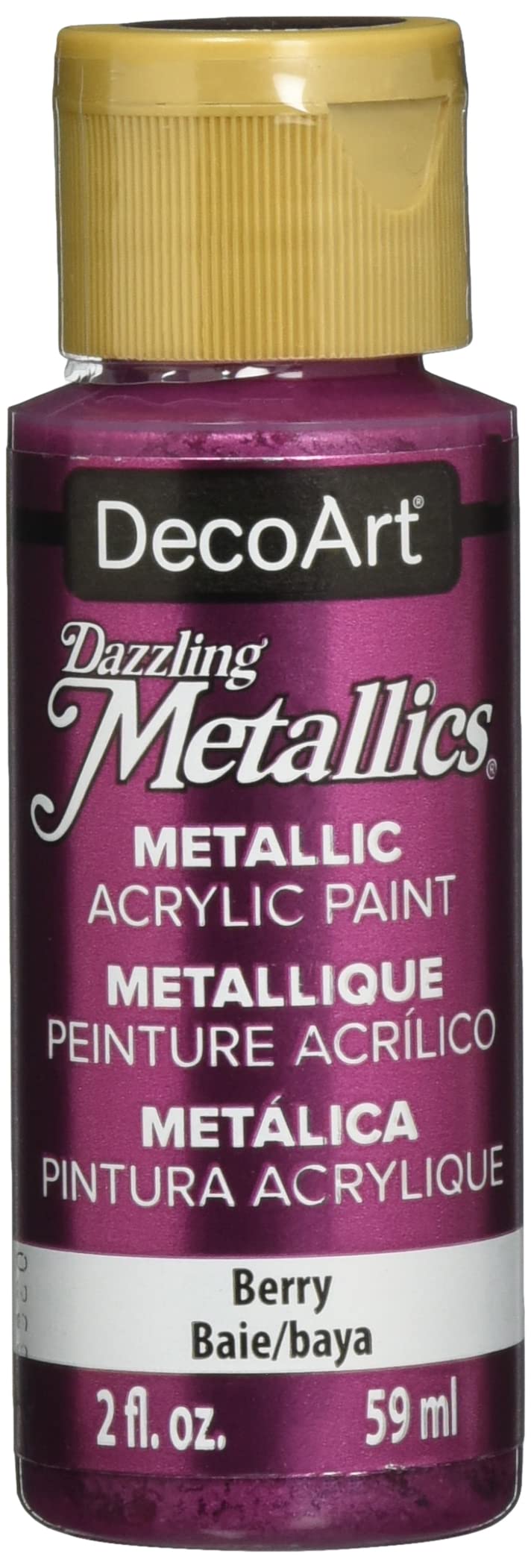 画材 berry Amazon.com: DecoArt Dazzling Metallics Paint, 2-Ounce, Berry